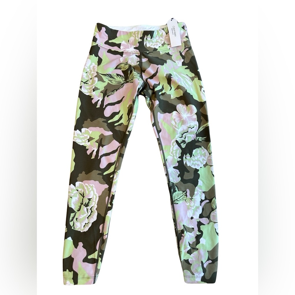 Calvin Klein Performance Green pink leggings
